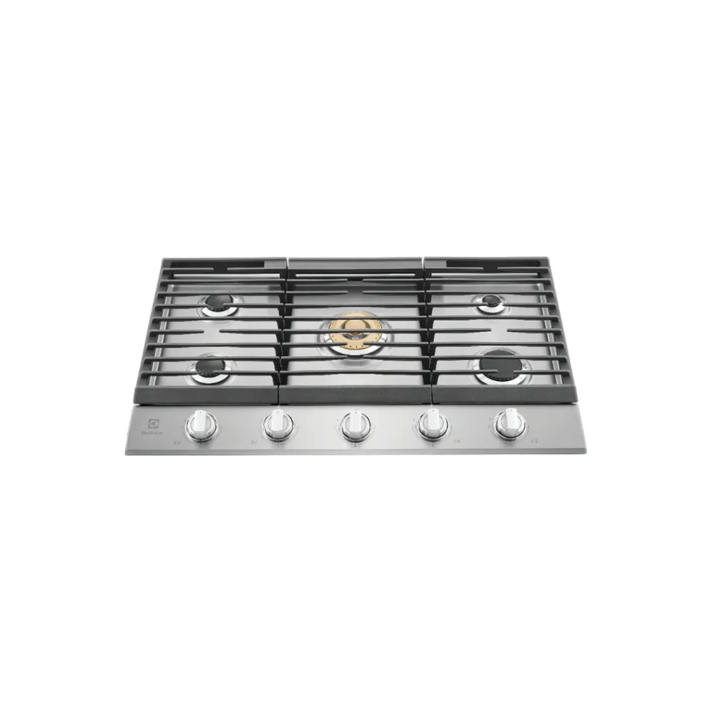 Modern cooktops displayed with various heating options.